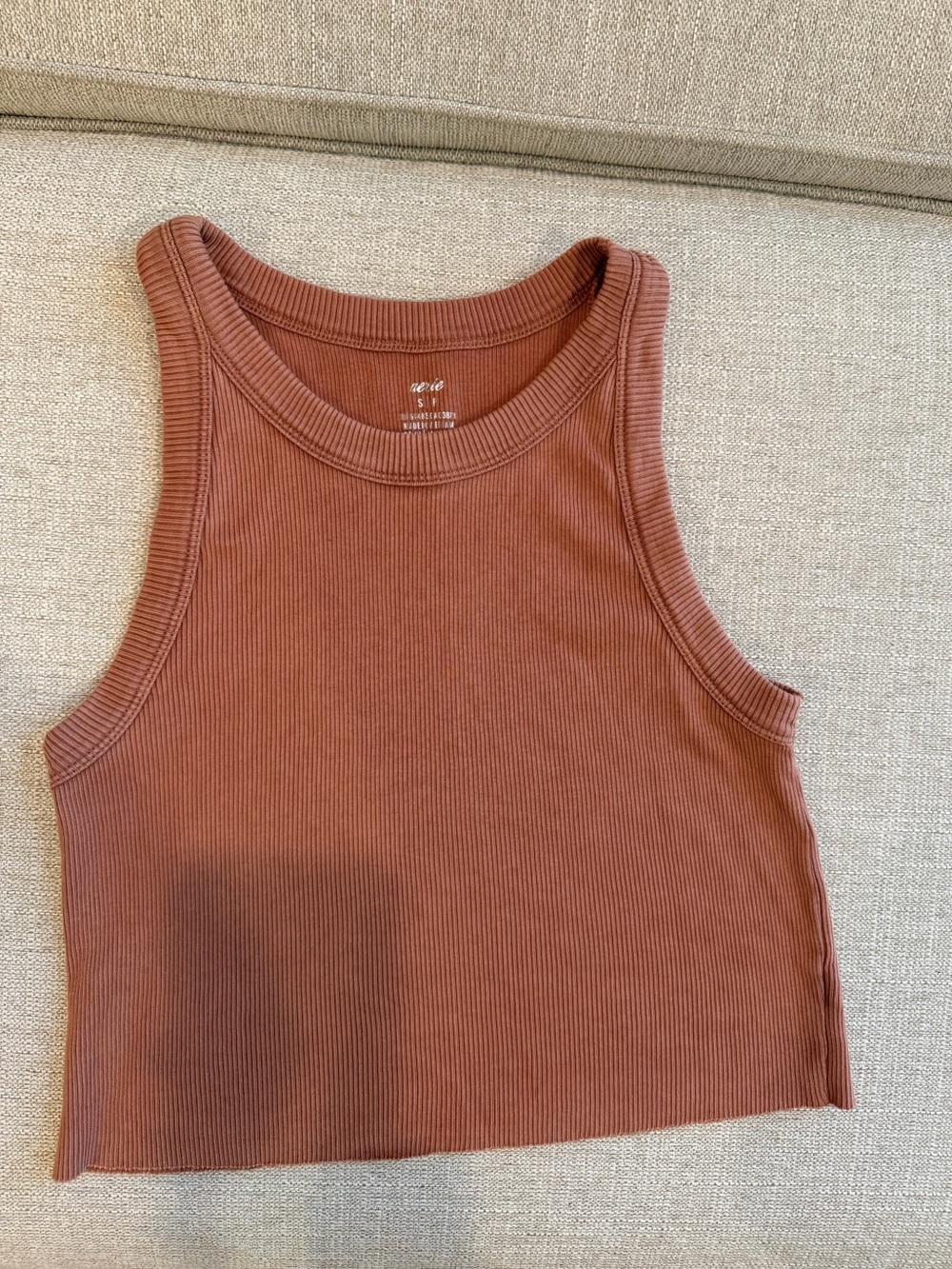 aerie Rib Tank Size Small